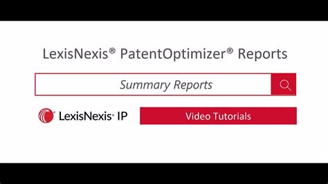lexisnexis patentoptimizer